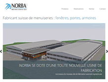 Tablet Screenshot of norba.ch